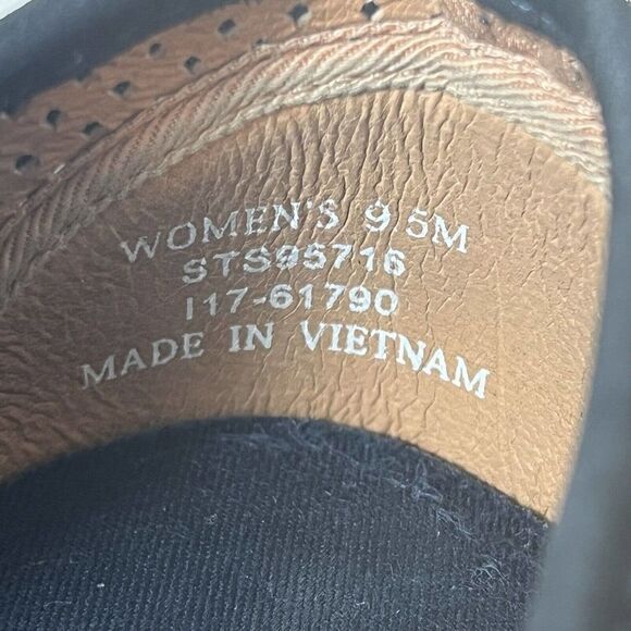 Sperry Top-Sider Womens 9.5M Sneakers Boat Shoe Blue Leather Slip On Memory Foam - Picture 11 of 12
